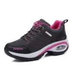 Customizable 2024 Walking Shoes: Men's sports shoes with round toe, microfiber PU, breathable EVA sole, and "FASHION" print. Available for OEM/ODM customization to suit your brand.