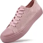 A single painted plush canvas adult sports flat sneaker with a rubber sole, photographed on a plain white background—ideal for OEM/ODM customization. Wholesale factory solid design.