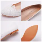 Lace Flowe Flat Shoes
