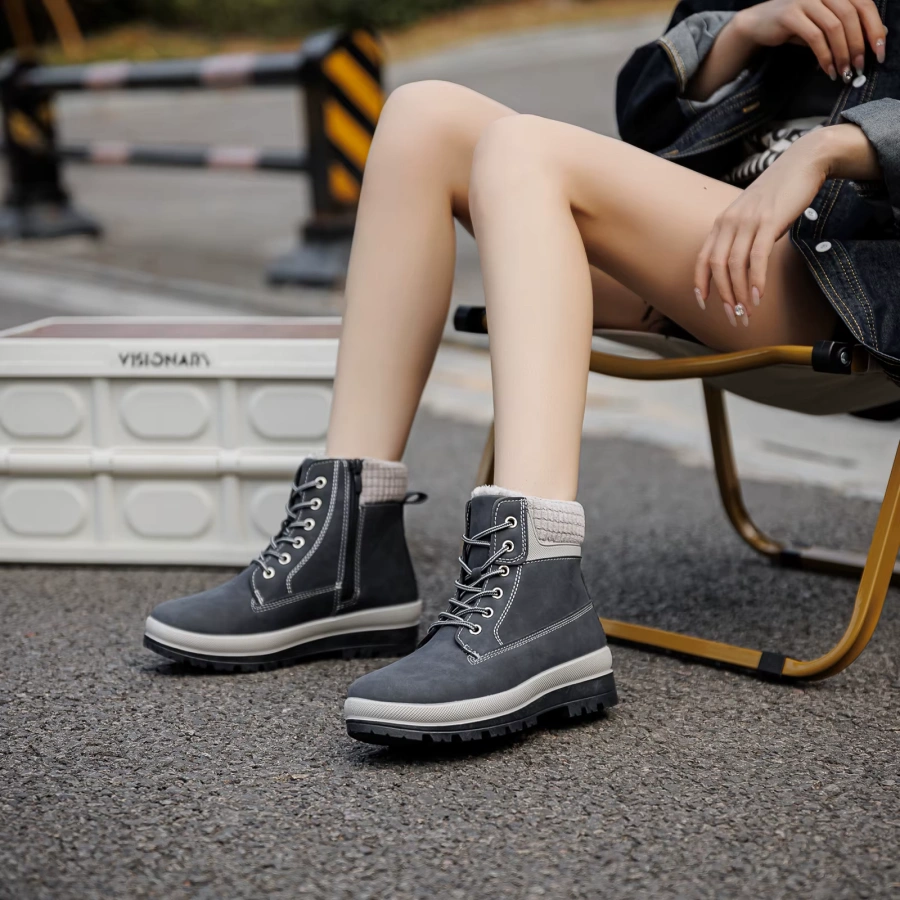 Lace up Leather Boots