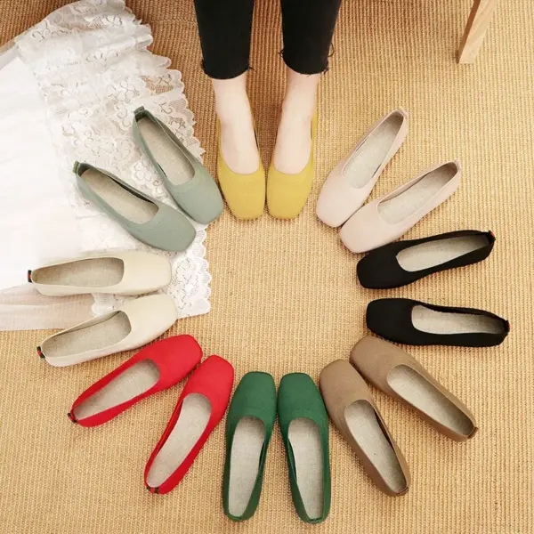 Mesh Flat Shoes