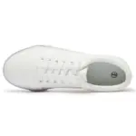 The XRH Wholesale Custom Logo Canvas Sneaker is a classic men's casual shoe, shown from above to highlight laces, eyelets, and insole—perfect for OEM/ODM customization and new style trends.