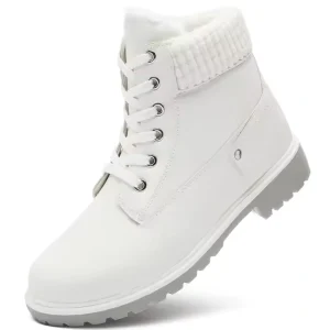 The 2025 Light Weight Warm Ankle Boots are unisex winter mountain snow boots with a textured collar, metal eyelets, and a thick ridged sole—ideal for OEM ODM customization and wholesale.